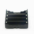 1X Plastic Storage Case Holder Box Clip 4 Pin DIY For 4x 3.7V 18650 Battery E6J2