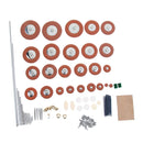 Tenor Sax Parts Set Bolts+Screws+Cork Sheet+Pad+Spring +Felt Block