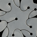 12x Double Layer Balloon Plum Blossom Arch Plastic Buckle For Birthday WeddingJR