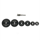 7x Cutting Discs Mandrel HSS Rotary Circular Saw Blades Tool Cutoff 22-50mm Set~