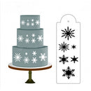 Snow Flower Cake Stencil Fondant Designer Decorating Craft Cookie Baking Too JR