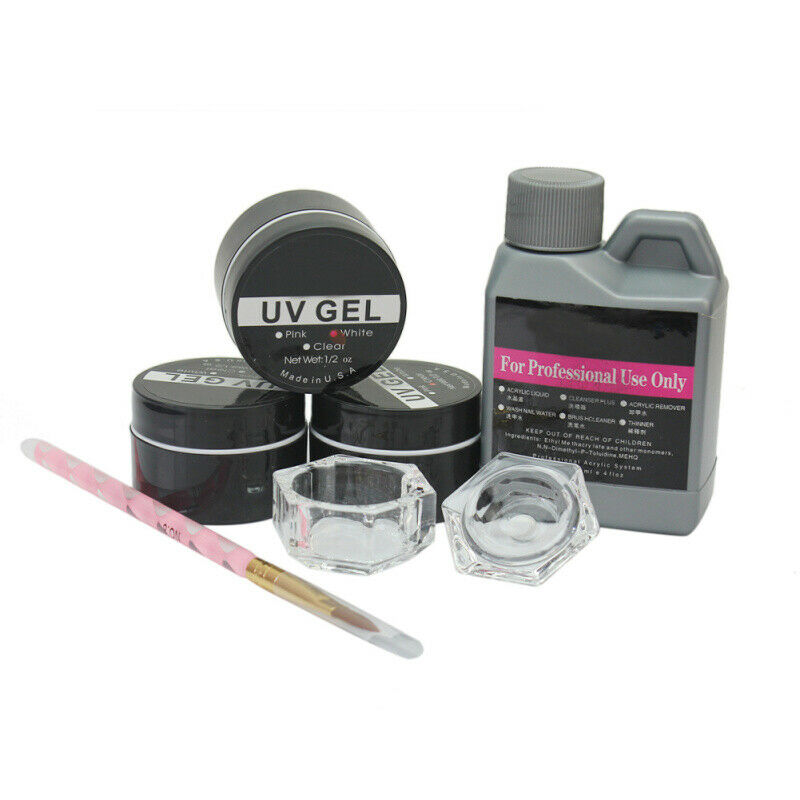 Professional Nail Art Tool Kit Set UV Gel Polish Acrylic liquid Supplie ZYZ