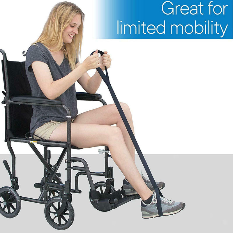 44 inch Leg Lifter Strap Loop Leg Lifter Support witt Foot Loop & Hand Grip