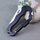 5 in 1 EDC Outdoor Multi Function Climbing ToolCarabiner Hook Gear Buckle A