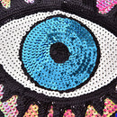 heart-shaped eye sequins embroidery clothing accessories appliqueflower patc JR
