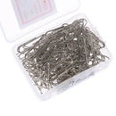 100pcs 29MM sliver clip bookmark metal paper clips patchwork clip office supply-