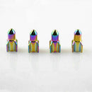 1PC Universal Rainbow Bullet Tip Car Wheel Tyre Tire Valve Stem Air Dust Caps