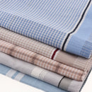 5 Pack Mens Cotton Handkerchiefs, 100% Pure Cotton 5 Colors