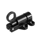 Black Window Gate Security Pull Ring Spring Bounce Door Bolt Latch Lock Aluminum