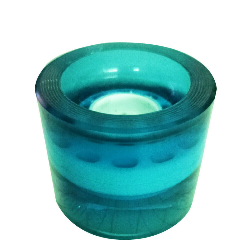 1 x Blank Pro Longboard Cruiser Skateboard Wheels Translucent Blue Newest Useful