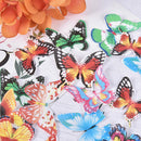 96pcs Mixed Butterfly flowers Edible Glutinous Wafer Rice Paper Cake Decorat Gw