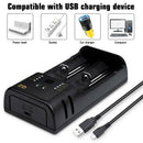 Q2 Smart LED USB Multi-Battery Charger Power Bank 18650 Battery / AA / AAA