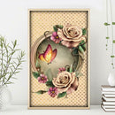 5D Full Drill Diamond Painting Flower Butterfly Cross Stitch Kits (hg335)
