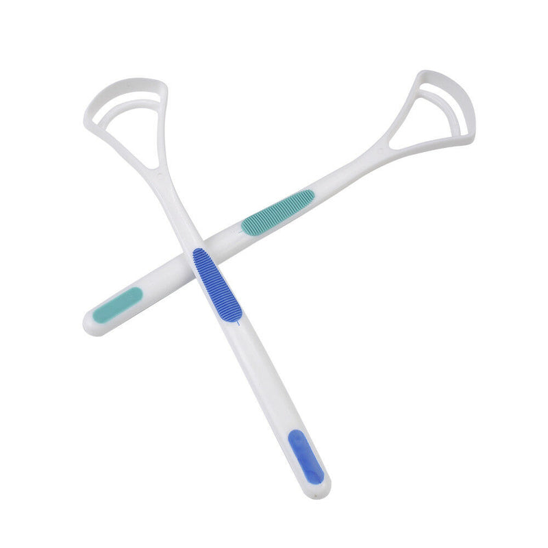 2X/Set Soft Tongue Cleaner Scraper Dental Mouth Oral Clean Heath Care Brush//
