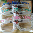 1pc Happy New Year LED Flashing Glasses Glowing Eye Glasses Light Up Kids To_