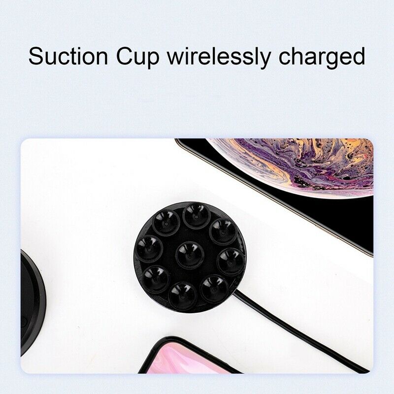 Suction Cup 10W Wireless Charger Is Suitable for Wireless Charging for AppleW6W2