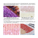 Full Square Diamond 5D Diy Diamond Painting "Butterfly Point Water" Embroid