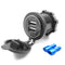 4.2A Dual USB Charger Socket with Touch Switch + 2 Terminals for Car Motorcycle