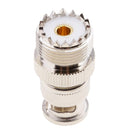 Female Jack to BNC Male Plug Radio Antenna RF Coaxial Adapter SL16/UHF-BNC