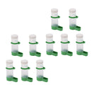 10x Bird Plastic Drinker Feeder Waterer Clip for Parrots Budgie Cockatiel