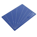 1xBlue A4 PVC Self Healing Cutting Mat Craft Quilting Grid Lines Printed Bo G5P4