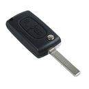 2 buttons foldable key shell for remote PEUGEOT207 307 308 407 & CITROEN C2 J5D9