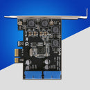 U3N014S PW4 Desktop Front PCIe Transfer USB3.0 19PIN Interface Adapter Card