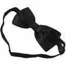 5X(Fashion Novelty Classic Mens Adjustable Wedding Tie Bowtie Black P3Z7)