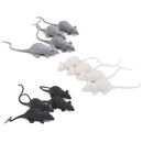 12 Plastic Mini Rats Mouse Animal Halloween Fancy Dress Props Toys Party Bag
