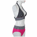 Sexy Womens Swimwear Bikini Set Bandeau Push-Up Bra Padded Swimsuit Beachwe