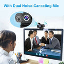 1080P Full HD Webcam with Built-in Microphone USB Auto Focus PC Web Camera