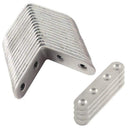 20-piece stainless steel holder 16 by 40 x 40 mm 90 degrees right angle L-s