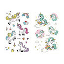 10 Lot Lovely Cute Cartoon Horse Star Tattoos Kids Transfer Stickers For DIY