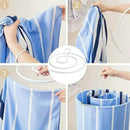 Spiral Bed Sheet Rack Laundry Drying Space Saving Duvet Cover/Blanket/Bed S
