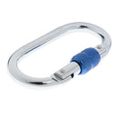 25KN Rock Climbing Mountaineering Rappelling Screw Lock Clip Hook Carabiner