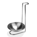 5X(Stainless Steel Spoon Rest Holder,Long Handle Vertical Saving Soup Ladl T5N8)