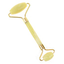 1PC Yellow Roller Natural Facial Care Tools Jade Face Massage Roller Beauty To%!