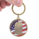 Trump 2020 Souvenir Collectibles Gift Commemorative Coin Keychain Handicra JR