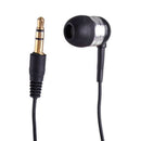 Single Side Universal 3.5mm Headset In Ear Mono Wire Earbud Earphone Headphone ^