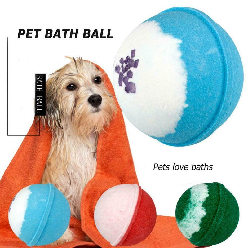 Cat Plush Dog Pet Bathroom Tub Bath Supplies Bath Bomb Salt Ball Pet Accessories