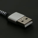 Aluminum Alloy Nylon Type-C Power Data Cable for Android Smart Phone Tablet