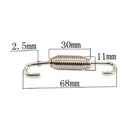 2Pcs Stainless Steel Motorcycle Exhaust System Mounting Springs KQA`3C