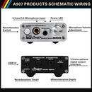 Lynepauaio Moving-Coil Microphone Pre-Amplifier ,Dual-Channel Microphone ,W