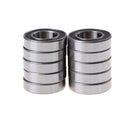 10x 6902-2RS Bearing 15x28x7 mm Metric Thin Section Ball Bearings 6902RS WGJ Gw