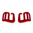 2pcs Hook Buckle Fastener for Fasten Backpack Webbing Belt Strap Red