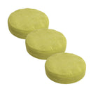 3Pcs Elastic Winter Plush Round Chair Seat Cover Removable ~Green_Size 4