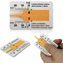 1xTyre Tread Depth Gauge Caliper Car Motorcycle Trailer Wheel Measure Acc D I0G3