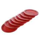 Red Air Hockey Set (8 pcs. 63 mm Air Hockey Puck) Z7I5