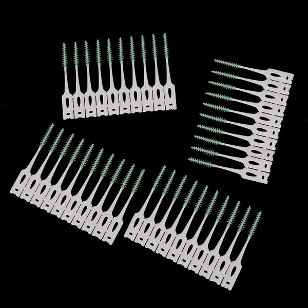 40pcs/2box pro dental oral care interdental brush floss toothpick clean toot BX
