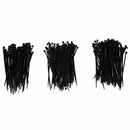 300Pcs Black Nylon Cable Zip Ties Self Locking 2.5 x 100mm T8O5